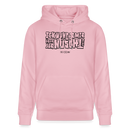 Berliner Spruch-ICK WUNDER MIR-Unisex Bio-Hoodie - Hellrosa