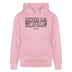 Berliner Spruch-ICK WUNDER MIR-Unisex Bio-Hoodie - Hellrosa