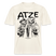 ATZE-beste Freunde-RELAXED FIT Unisex Organic T-Shirt - Naturweiß 