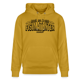Berliner Spruch-FISIMATENTEN-Unisex Bio-Hoodie - Ocker