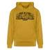 Berliner Spruch-FISIMATENTEN-Unisex Bio-Hoodie - Ocker