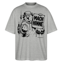MACH HINNE – Berlin Souvenir -Oversized Unisex Bio T-Shirt - Grau meliert