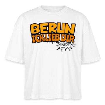 BERLIN ICK LIEB DIR - Frauen Boxy Bio-T-Shirt - Weiß