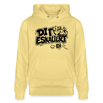 Berliner Schnauze-Unisex Bio-Hoodie-DIT ESKALIERT EH - Gelb Viva 