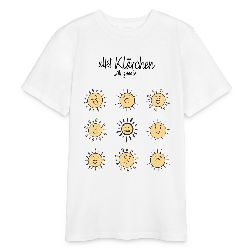 allet KLÄRCHEN-Bio Teenager T-Shirt - Weiß