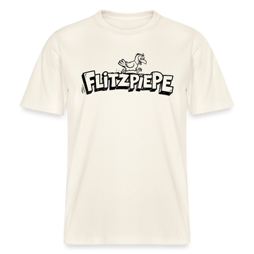 Dit Berlin Shirt-FLITZPIEPE-RELAXED FIT Unisex Bio T-Shirt - Naturweiß 