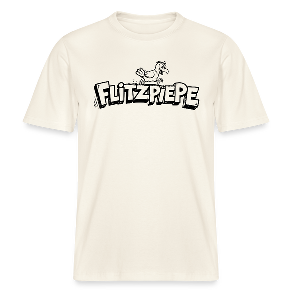 Dit Berlin Shirt-FLITZPIEPE-RELAXED FIT Unisex Bio T-Shirt - Naturweiß 