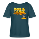 Berlin Shirt-Sommer-IS DIT NE DEMSE-Rundhals Frauen Bio-T-Shirt - Dunkles Petrol