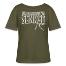 JEH MIR NICH UFF'N SENKEL-Rundhals Frauen Bio-T-Shirt II - Khaki
