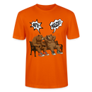 Berliner Bär Shirt mit Berliner Schnauze-WATN?NÜSCHT!-Unisex T-Shirt - Tieforange