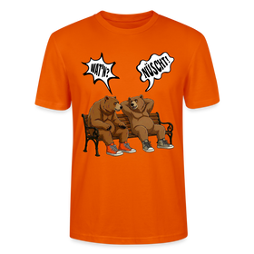 Berliner Bär Shirt mit Berliner Schnauze-WATN?NÜSCHT!-Unisex T-Shirt - Tieforange