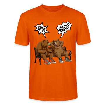 Berliner Bär Shirt mit Berliner Schnauze-WATN?NÜSCHT!-Unisex T-Shirt - Tieforange