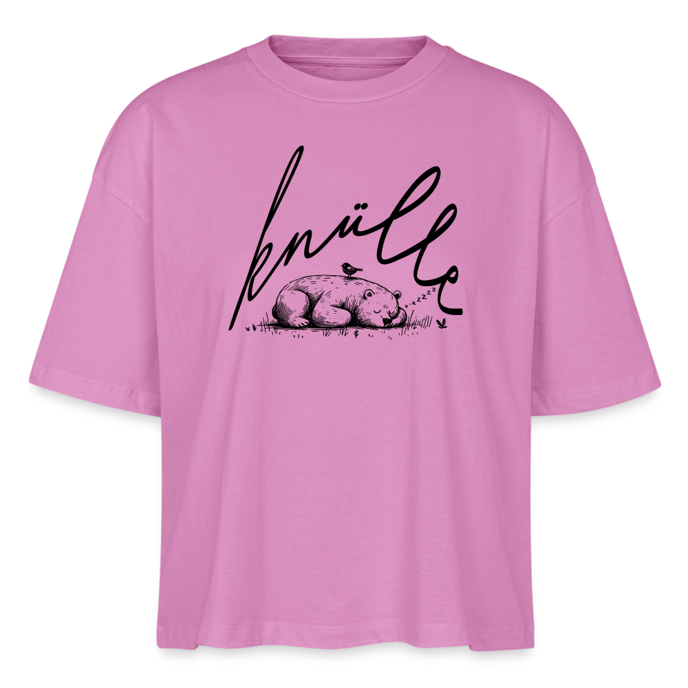 KNÜLLE - Frauen Boxy Bio-T-Shirt - Pink