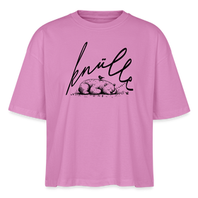 KNÜLLE - Frauen Boxy Bio-T-Shirt - Pink