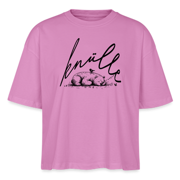 KNÜLLE - Frauen Boxy Bio-T-Shirt - Pink