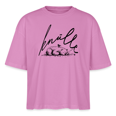 KNÜLLE - Frauen Boxy Bio-T-Shirt - Pink