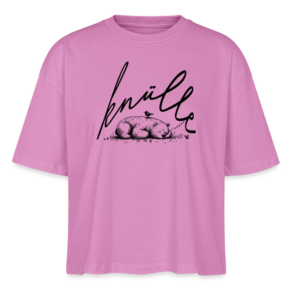 KNÜLLE - Frauen Boxy Bio-T-Shirt - Pink