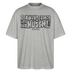 Berliner Spruch-ICK WUNDER MIR-Oversized Unisex Bio T-Shirt - Grau meliert