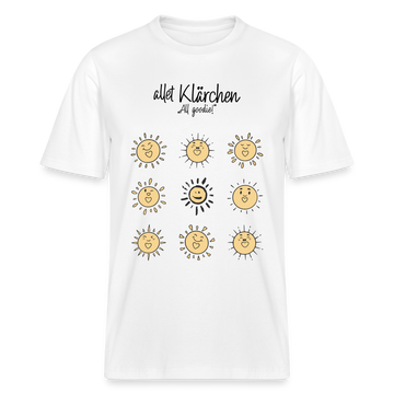 allet Kärchen-Relaxed Fit Unisex Bio-T-Shirt - Weiß