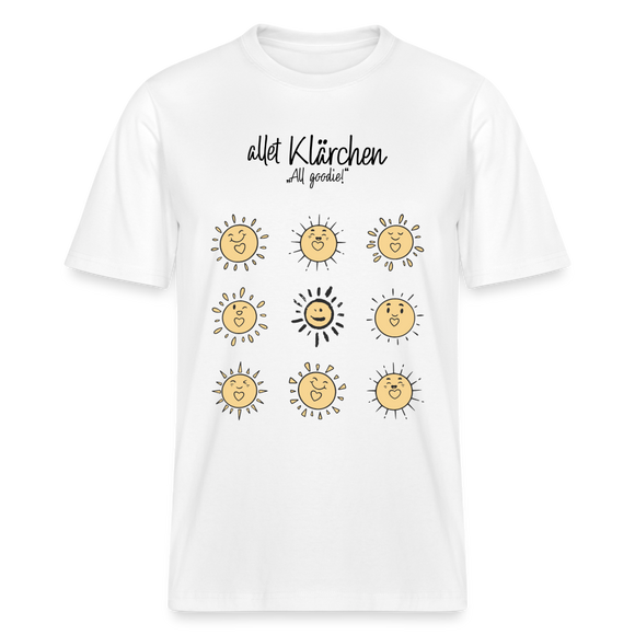 allet Kärchen-Relaxed Fit Unisex Bio-T-Shirt - Weiß