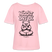Berlin Shirt für Frauen-NÜSCHT DARF ICK-Rundhals Frauen Bio-T-Shirt - Hellrosa