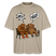 Berliner Bär Shirt mit Berliner Schnauze-WATN? NÜSCHT-Oversized Unisex Bio T-Shirt - Steingrau