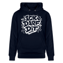 ICK DARF DIT-Unisex Bio-Hoodie mit Berliner Spruch - Navy
