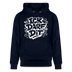 ICK DARF DIT-Unisex Bio-Hoodie mit Berliner Spruch - Navy