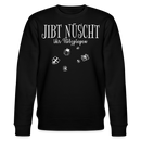 JIBT NÜSCHT zu Weihnachten in Berlin-Unisex Bio-Sweatshirt - Schwarz