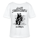 DRUFF JESCHISS'N-Rundhals Frauen Bio-T-Shirt - Weiß