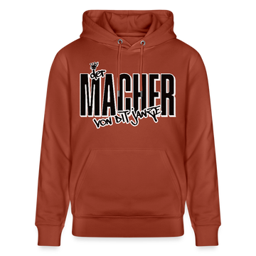 DER MACHER VON DIT JANZE - Unisex Bio-Hoodie - Terrakotta