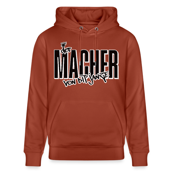 DER MACHER VON DIT JANZE - Unisex Bio-Hoodie - Terrakotta