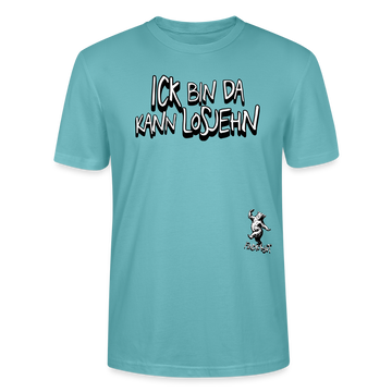 ICK BIN DA-Unisex BIO T-Shirt - Pastelltürkis