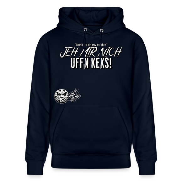 JEH MIR NICH UFFN KEKS-Unisex Bio-Hoodie II - Navy
