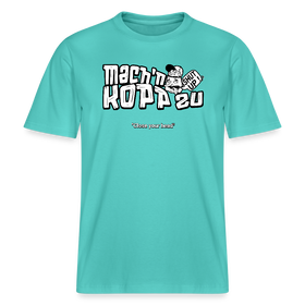 MACH N KOPP ZU-Relaxed Fit Unisex Bio-T-Shirt II - Poolblau