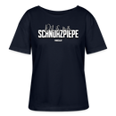 SCHNURZPIEPE-Rundhals Frauen Bio-T-Shirt - Navy