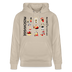 Berliner Verrücktheit-MESCHUGGE-NA UND?!Unisex Bio-Hoodie - Beige