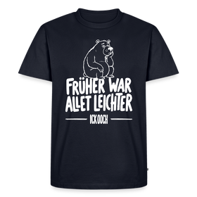 Berlin Shirt-FRÜHER WAR ALLET LEICHTER-Männer Premium T-Shirt - Navy