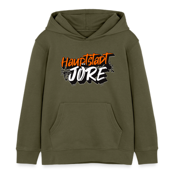 HAUPTSTADTJÖRE-Kinder Bio-Hoodie - Khaki