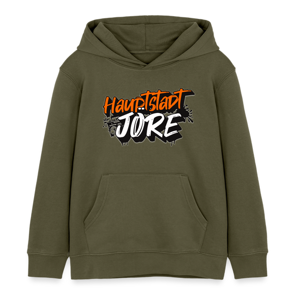 HAUPTSTADTJÖRE-Kinder Bio-Hoodie - Khaki