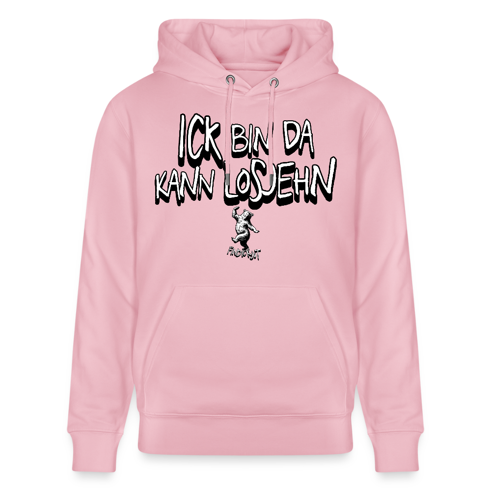 ICK BIN DA-Unisex Bio-Hoodie - Hellrosa