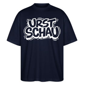 Ostalgie-Oversized Unisex Bio T-Shirt II-URST SCHAU - Navy