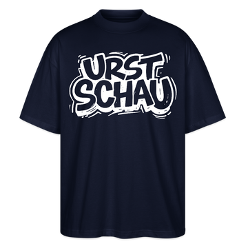 Ostalgie-Oversized Unisex Bio T-Shirt II-URST SCHAU - Navy