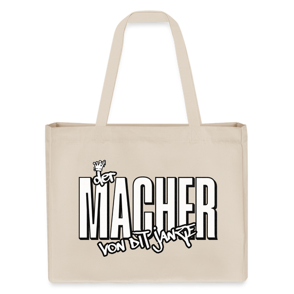 DER MACHER VON DIT JANZE -  Bio Einkaufstasche - Naturweiß