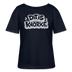 DIT IS KNORKE-Rundhals Frauen Bio-T-Shirt - Navy
