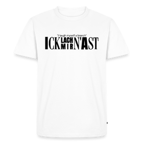 ICK LACH MIR N AST-Männer Premium BIO T-Shirt - Weiß