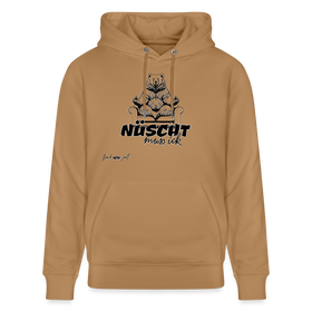 NÜSCHT MUSS ICK-Unisex Bio-Hoodie - Karamell 