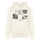 Berlin Souvenir mit echt Berliner Schnauze-NEESE-Unisex Bio-Hoodie - Naturweiß 