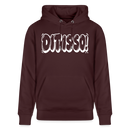 Berlin Hoodie „DIT IS SO!“ – Unisex Bio-Hoodie mit echt Berliner Schnauze - Maroon