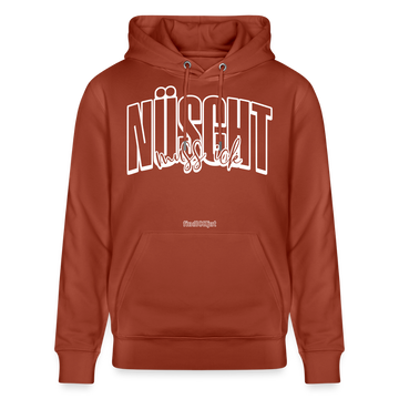 NÜSCHT MUSS ICK -Unisex Bio-Hoodie-2025 - Terrakotta
